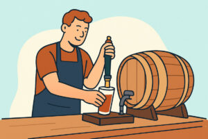 Cask ale ja käsipumppu – perinteinen tarjoilutapa